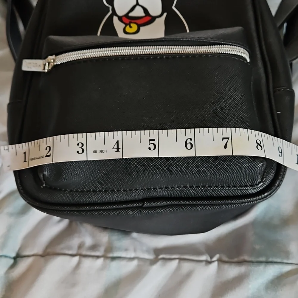 Marc Tetro Boston Terrier Mini Backpack Vegan Friendly